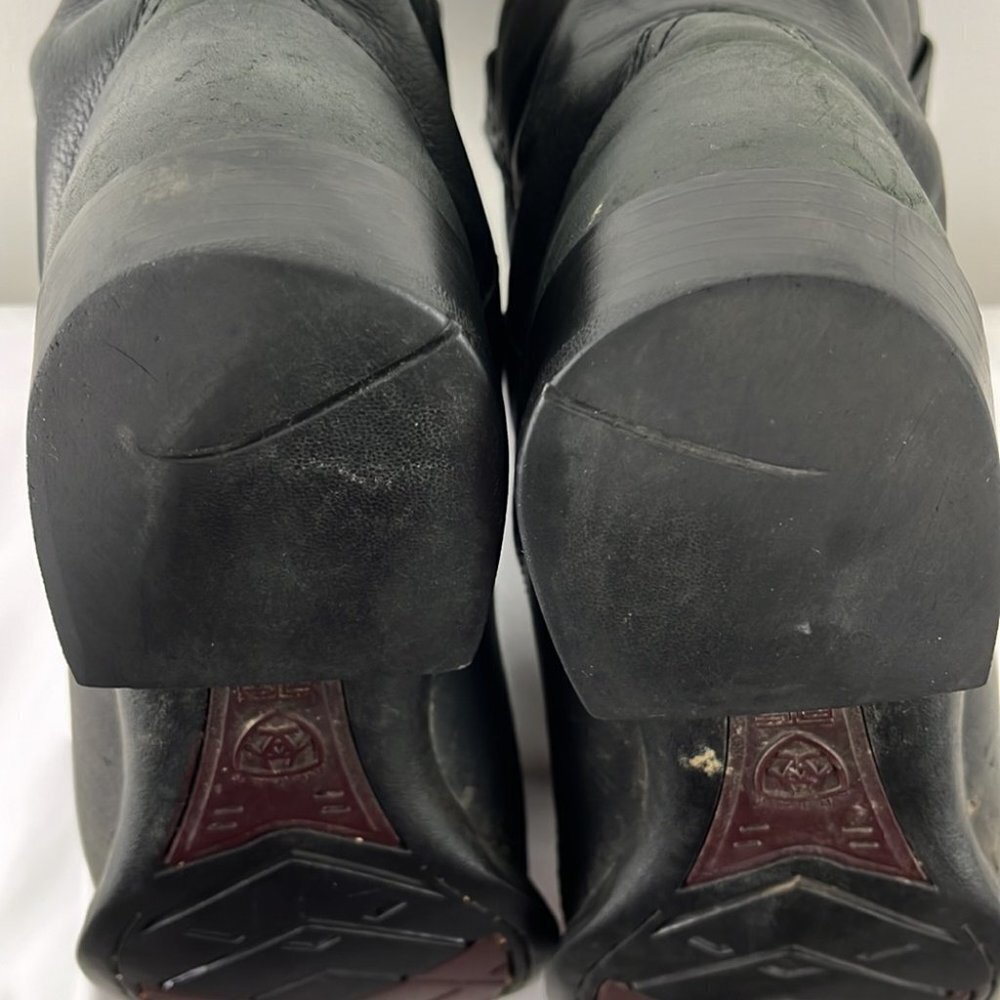 Ariat Men’s Black Leather Work Boots - Picture 14 of 14